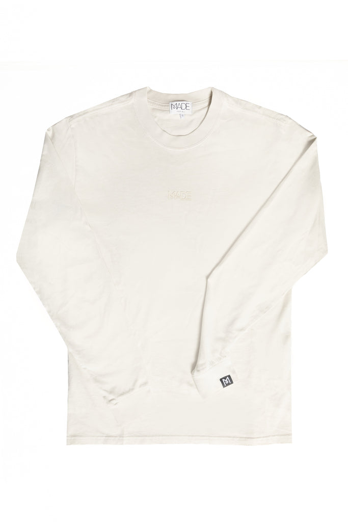 L/S FADED OVERSIZED HEAVY TEE- MADE FOR ALL | | MODERN LUXURY LEISUREWEAR
