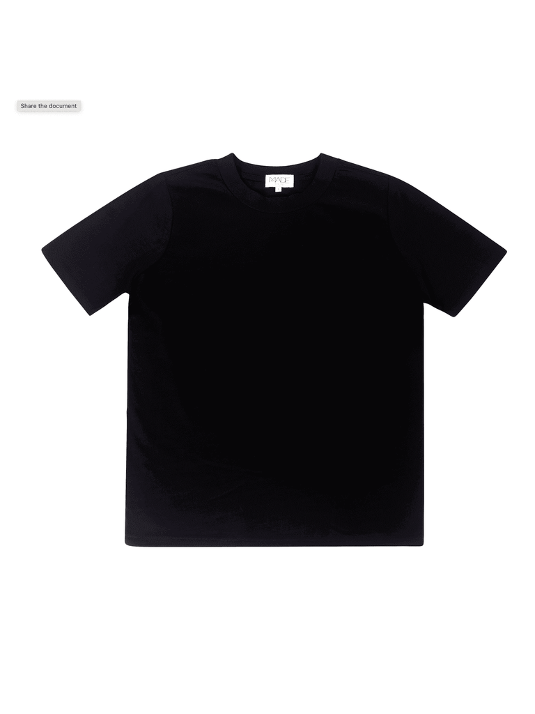 WOMEN'S EMBROIDERED MADE LOGO HEAVY TEE